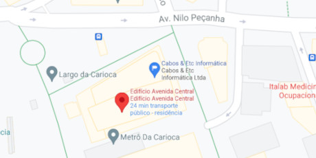 mapa de localização