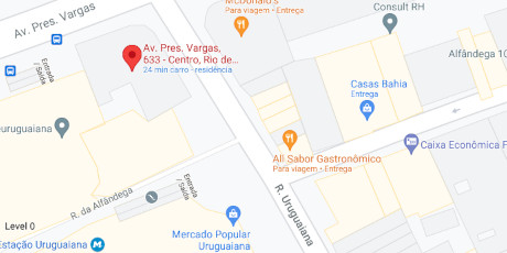 mapa de localização