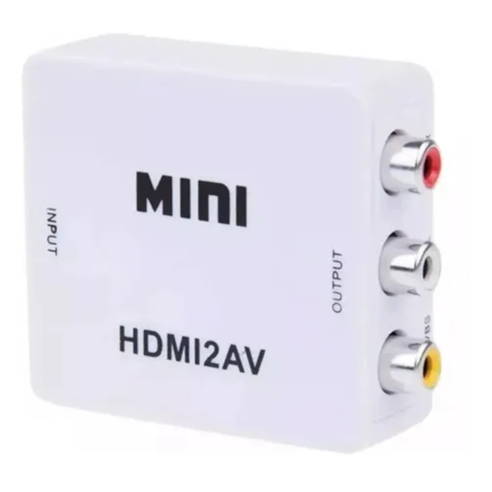 Mini conversor HDMI x AV+ Audio analogic