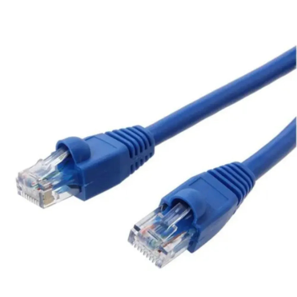 Cabo de rede CAT5E clipado c/ capa 15m