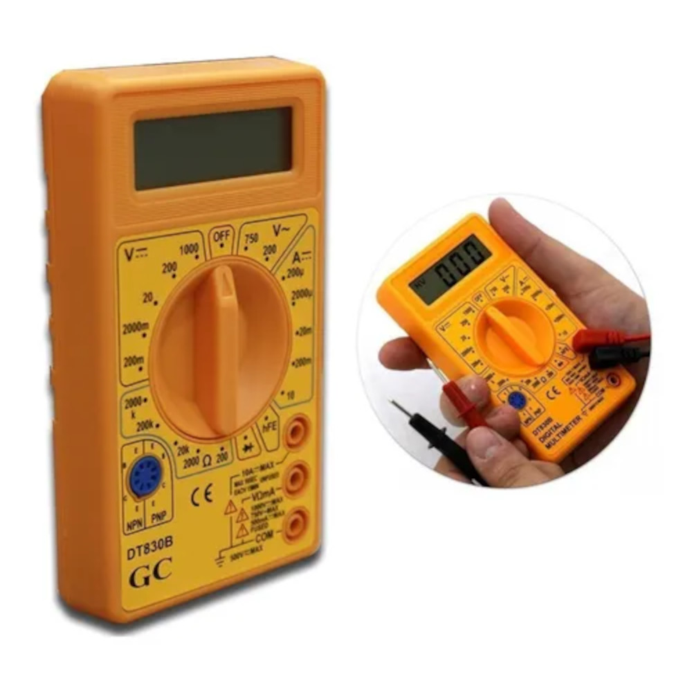 Multimetro digital DT830B