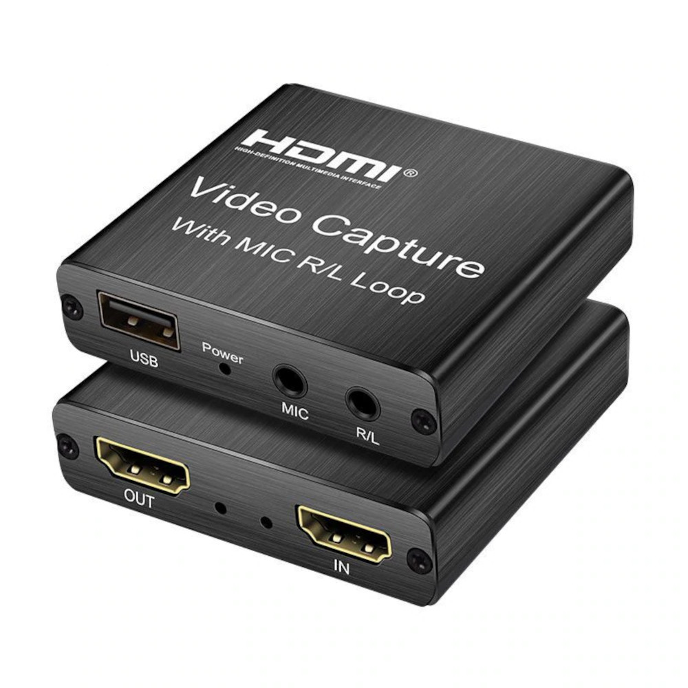 Placa captura HDMI usb 3.0/60Hz loop/mic